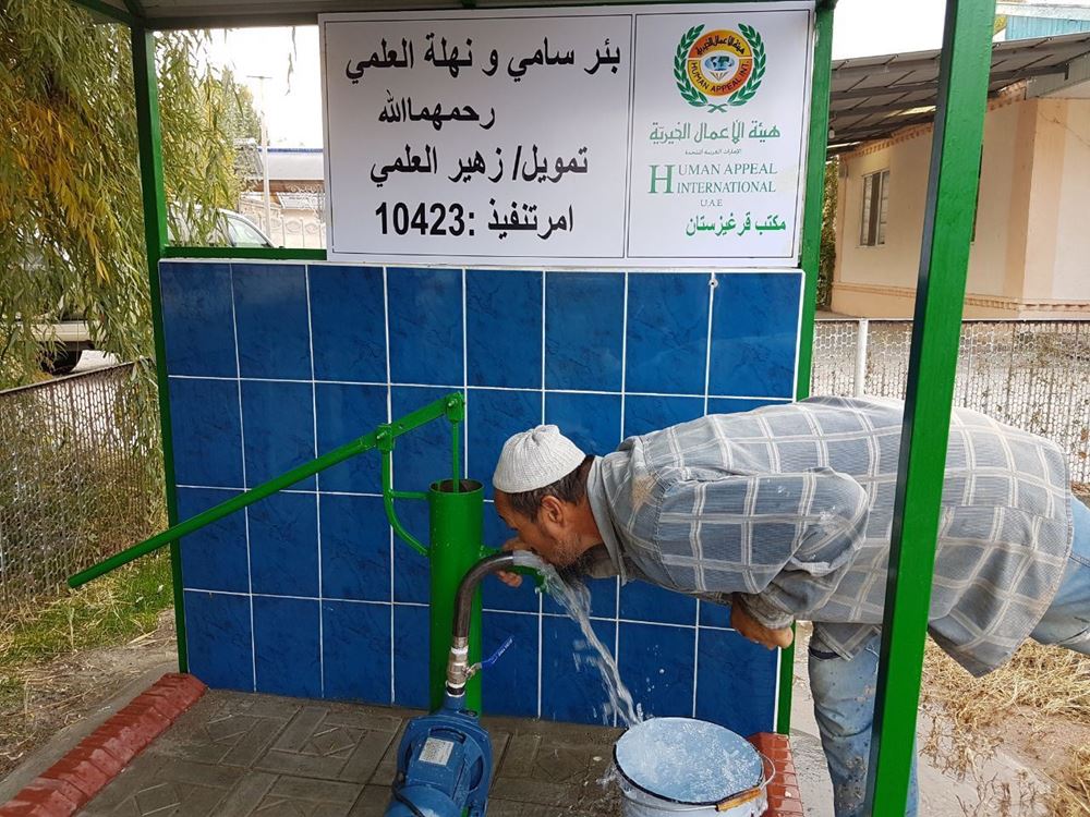 Picture of Electric and manual pump well in Kyrgyzstan