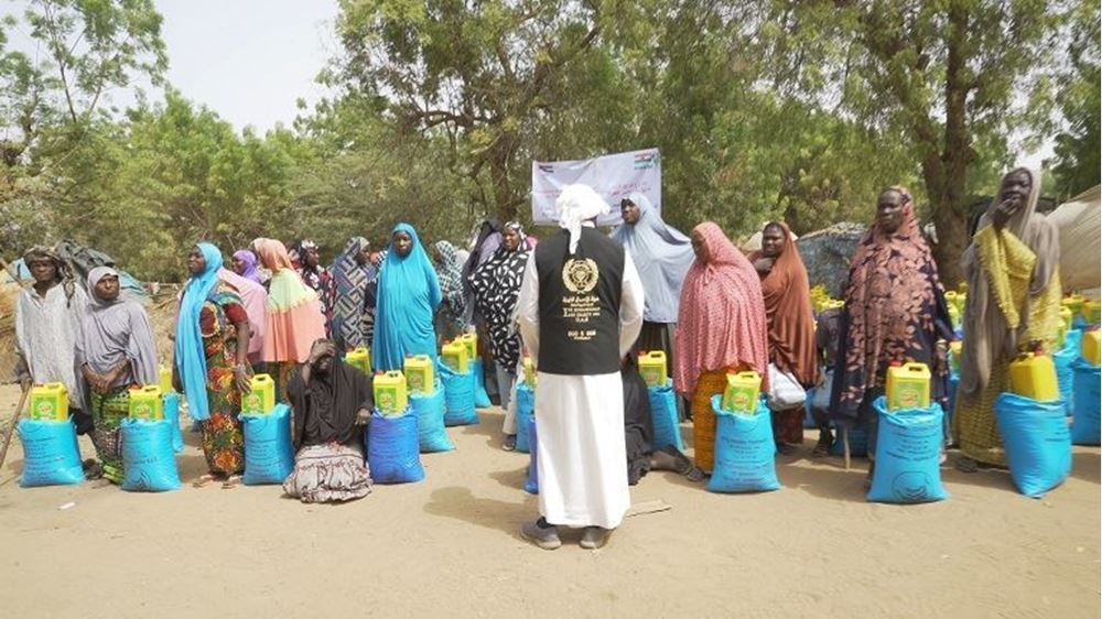 صورة توزيع طرود غذائية - النيجر رقم المشروع :7027/2020