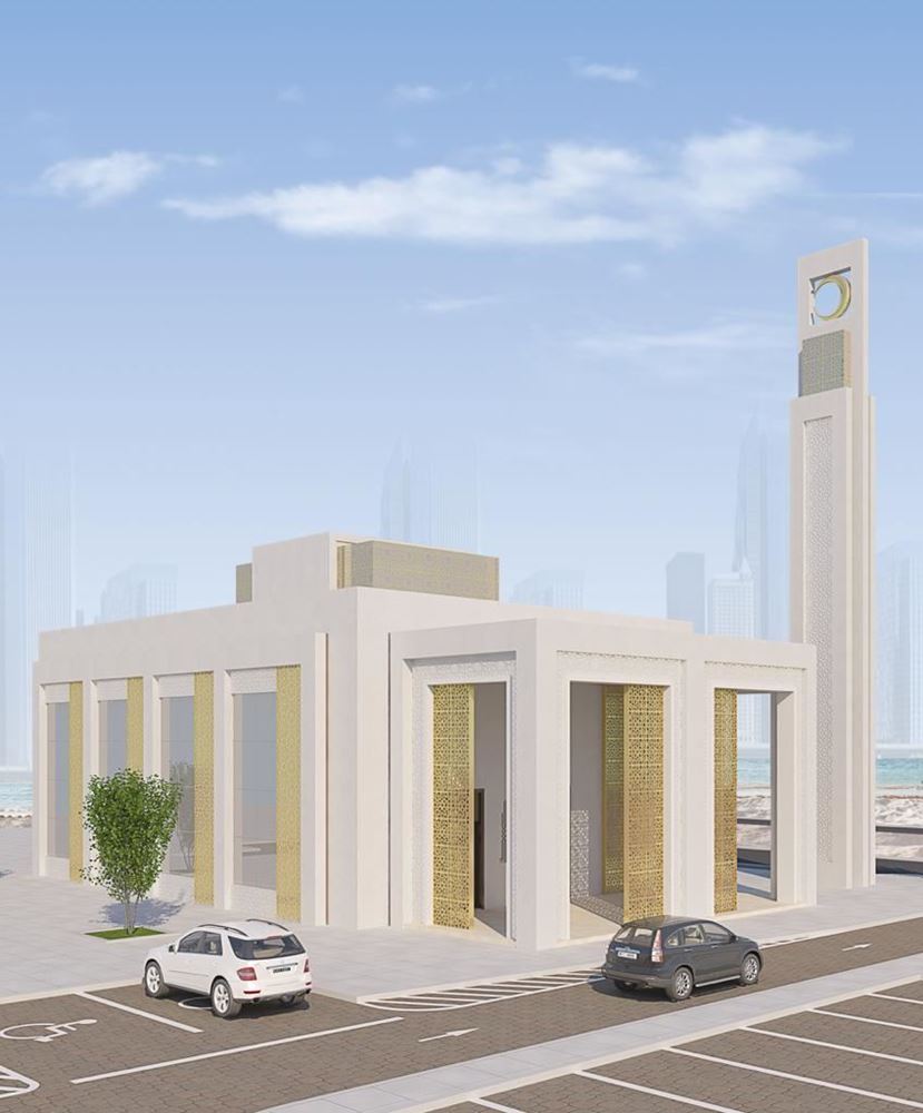 صورة بناء مسجد أم ثاني