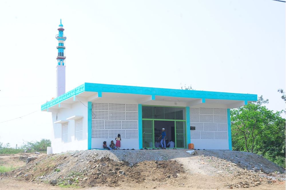 صورة بناء مسجد المرر