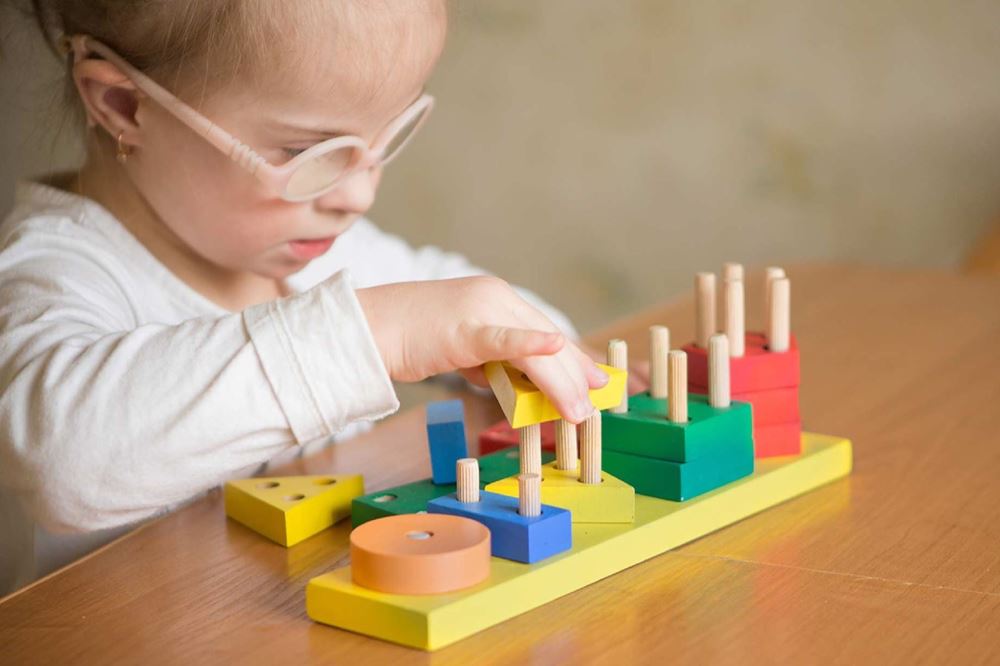 Picture of A little girl with a developmental delay