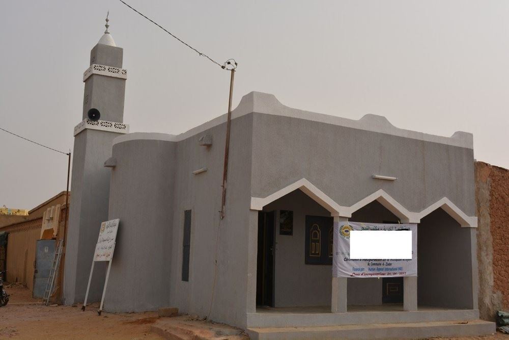صورة بناء مسجد مريم محمد علي صبير رحمه الله