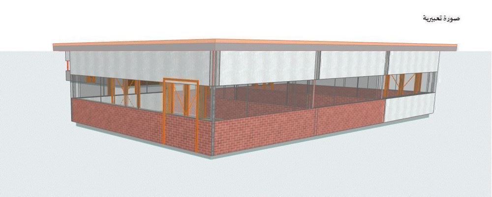 صورة بناء مسجد - محمد عبدالله قيعال النعيمي - رحمه الله