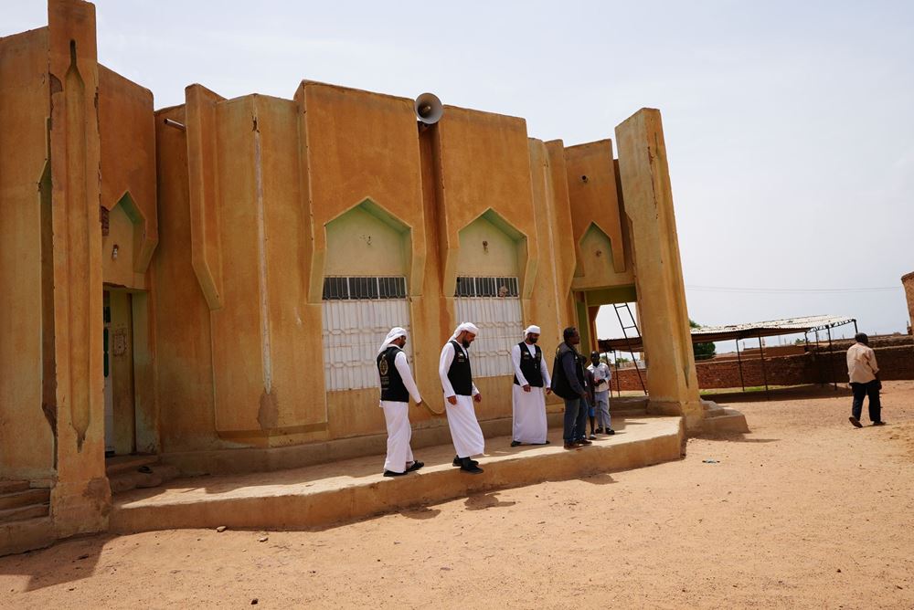 صورة تركيب نظام صوتي متكامل لمسجد - السودان