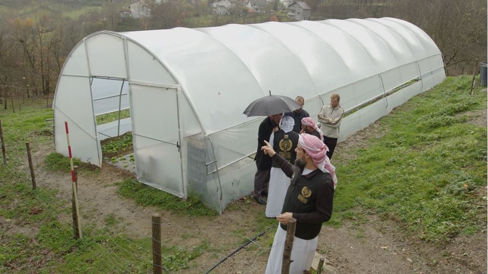Picture of Building greenhouses for agriculture for orphan families