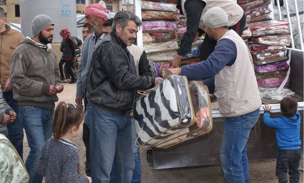 Picture of Blankets distribution