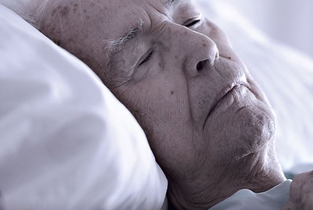 Picture of The head of a family with colon cancer