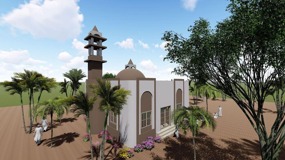 صورة بناء مسجد سعة 180 مصلي