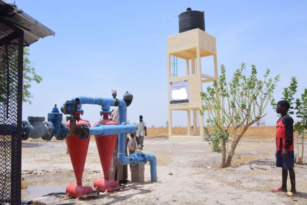 Picture of An artesian well equipped with a pump, 80 meters deep