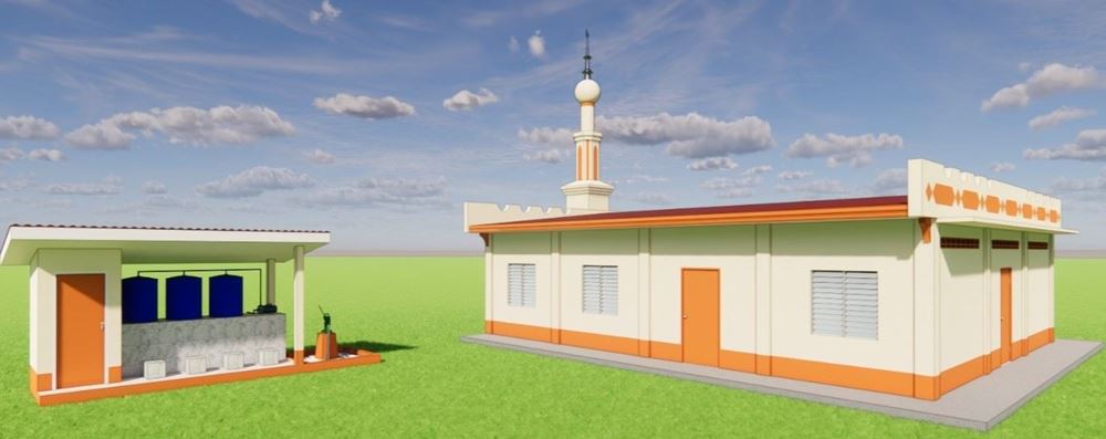 صورة بناء مسجد سعة 75 مصلي