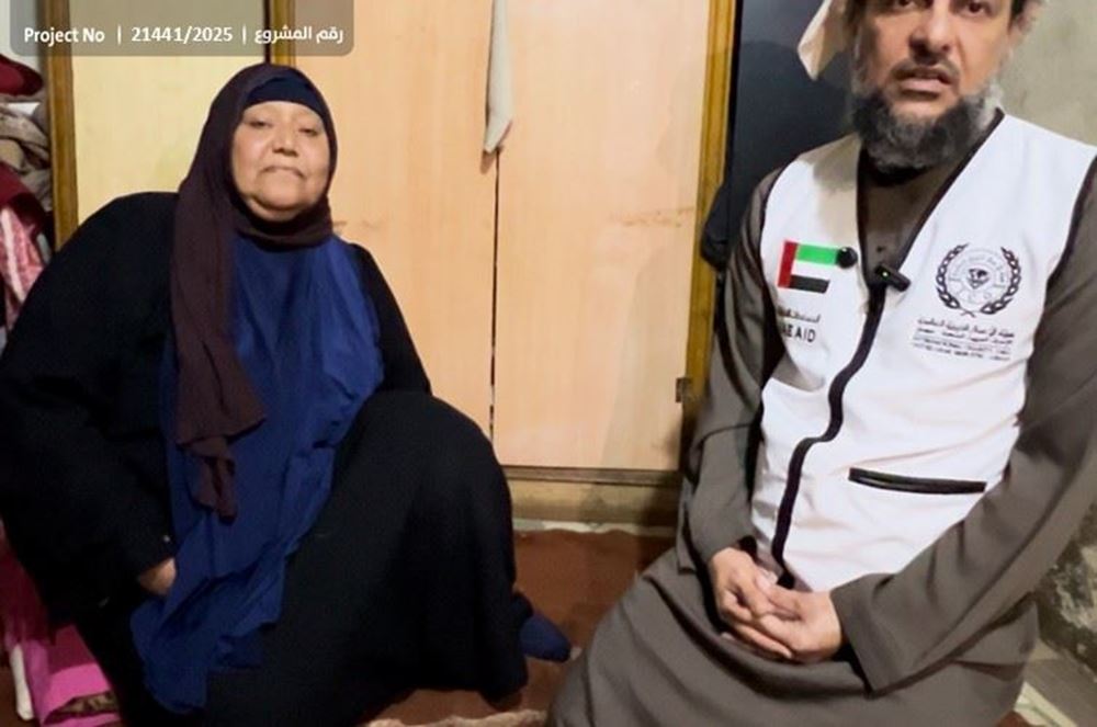 صورة أرملة بحاجة لعونكم