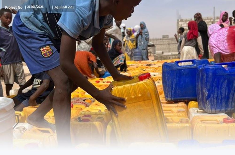 صورة صهاريج مياه لفقراء موريتانيا