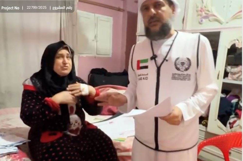 صورة أدوية وعلاج لسيدة مصابة بالسرطان