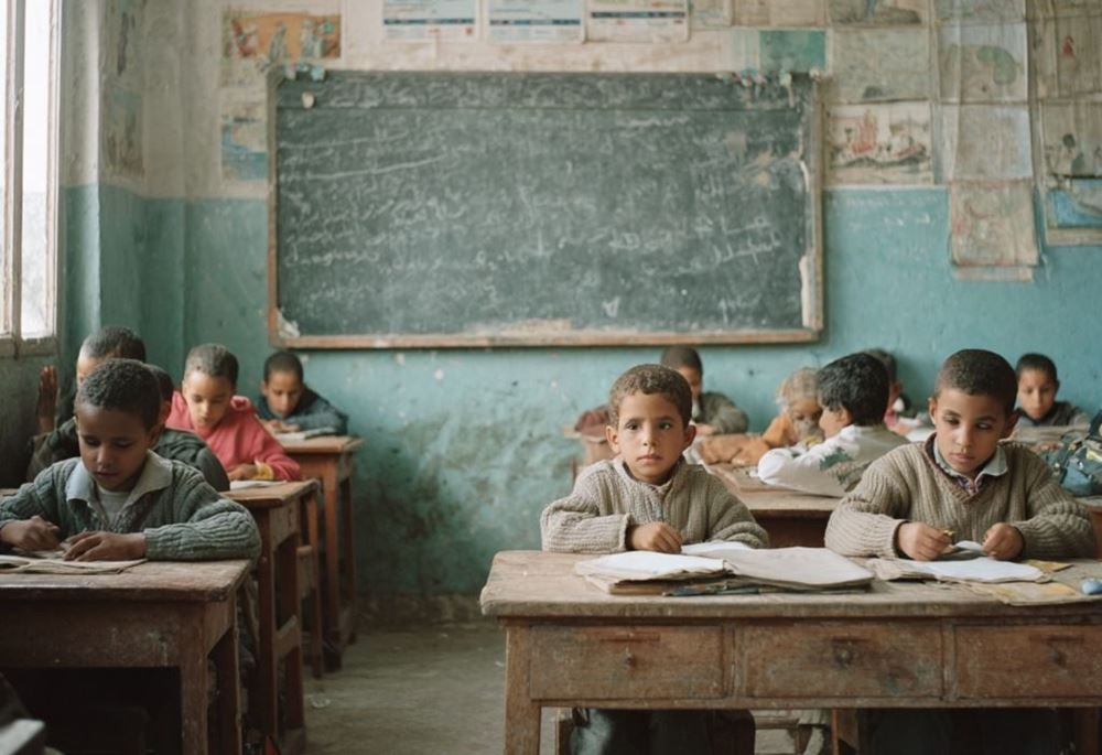 صورة بناء مدرسة تضم 4 فصول