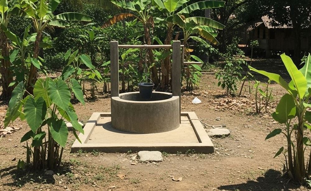 Picture of A surface well equipped with an electric pump