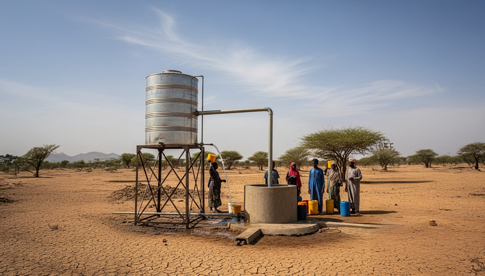 Picture of Drilling an artesian well 50-70 meters deep