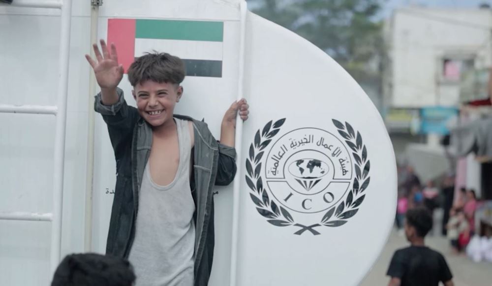 صورة توفير شاحنة مع صهريج نقل المياه- غزة