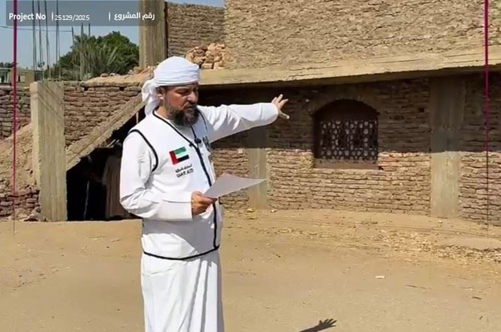 صورة صيانة واستكمال بناء لمسجد في مصر