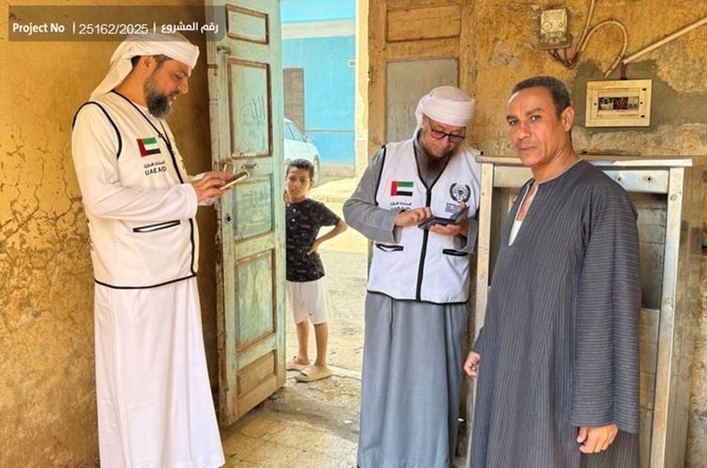 صورة صيانة مسجد في صعيد مصر