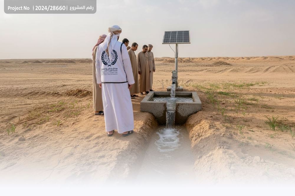 صورة بئر لقرية تعاني من شح المياه في مصر