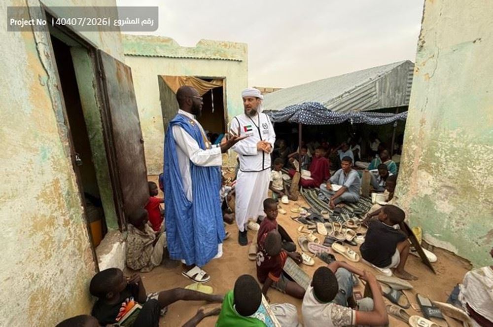 صورة مركز تحفيظ قرآن لقرية في موريتانيا