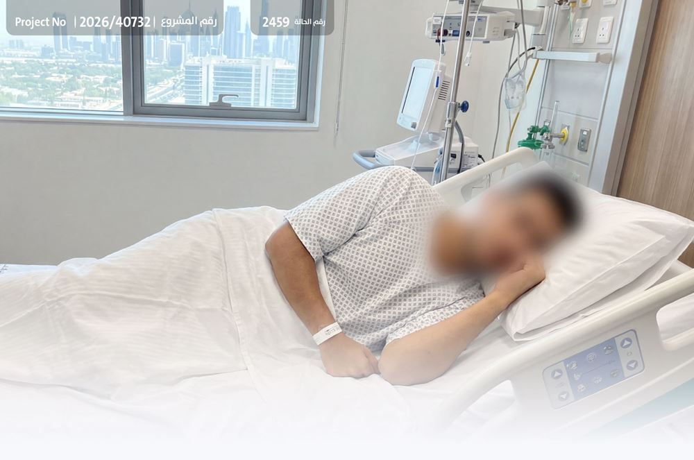 صورة عمل جراحي لـ شاب يعاني انحناء بالعمود الفقري