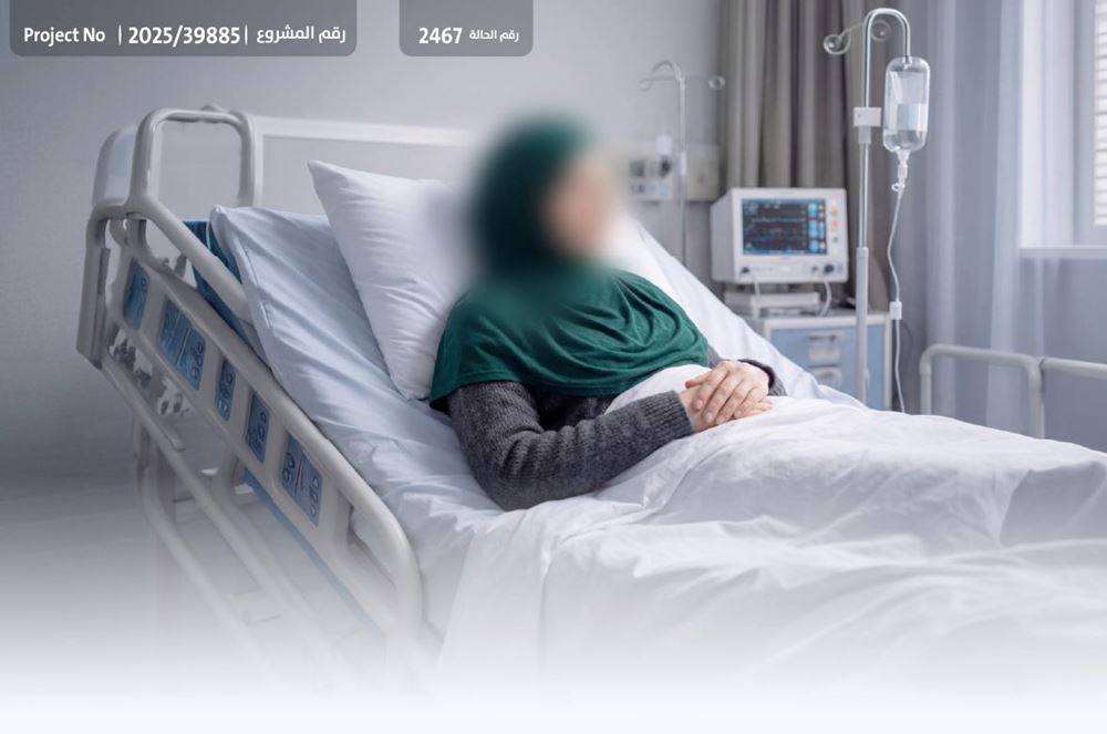 Picture of Cancer Patient Appeals for Help - 1040007