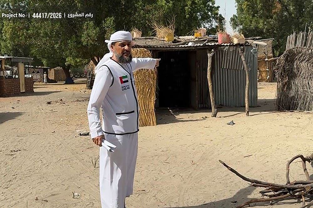 صورة مركز صحي لقرية فقيرة في تشاد