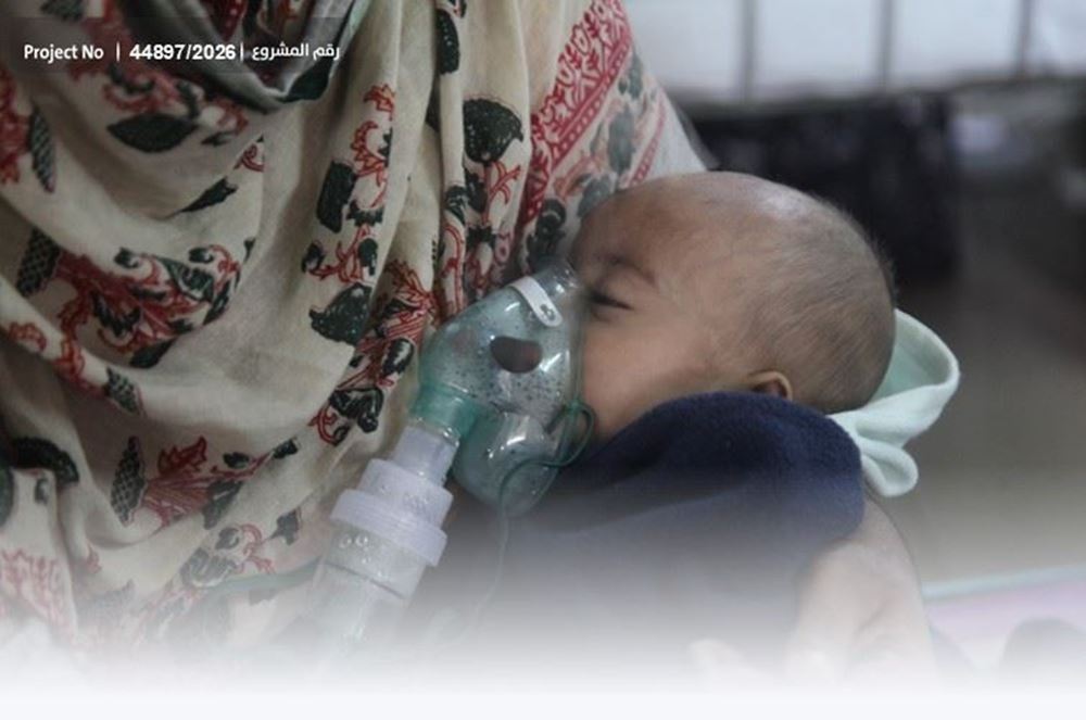 Picture of An orphan suffering from difficulty breathing… and the mother appeals to you