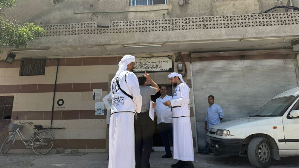صورة صيانة مسجد في سوريا