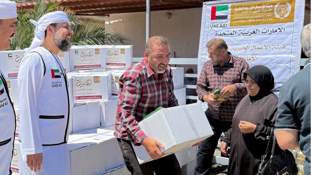 Picture of (Food parcels for needy families in Syria)