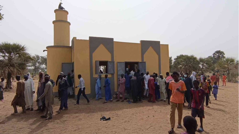 Picture of Aida Naji Amer Mosque—may God preserve her.