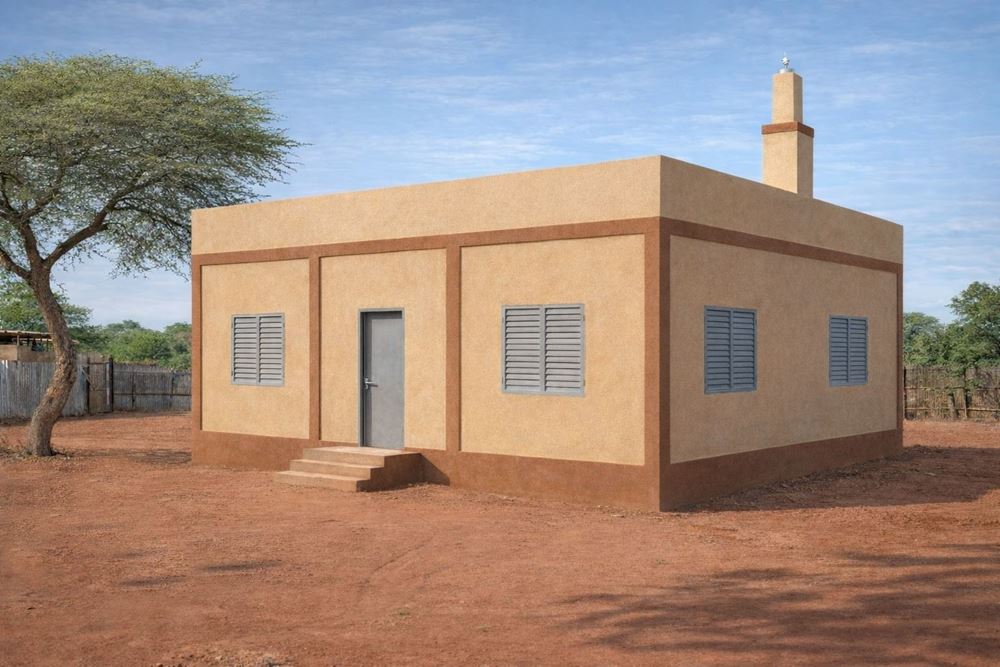 صورة بناء مسجد سعة 105 مصلي