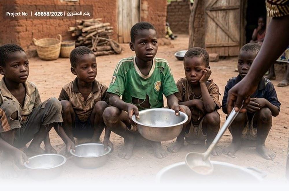 صورة أسرة أيتام بلا طعام..والأم تناشدكم