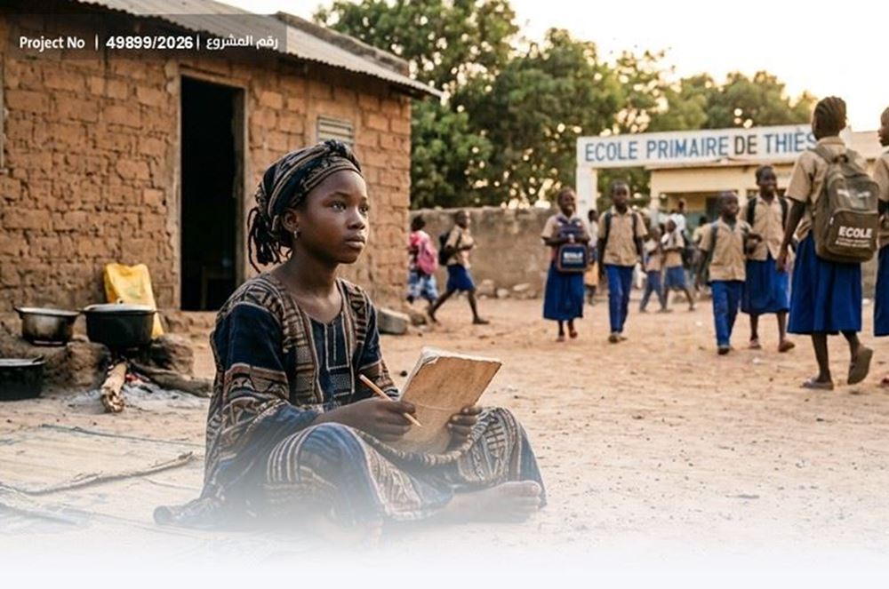 Picture of An orphan girl dreams of a seat in a classroom