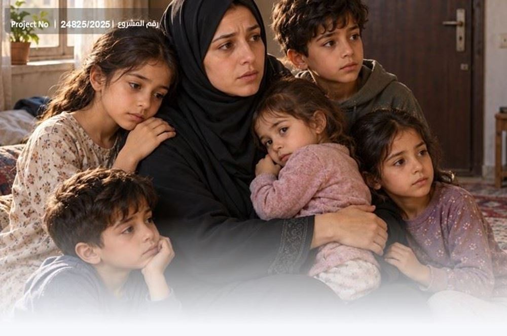 صورة خمسة أيتام… وأم تخشى أن يصبح الشارع بيتهم