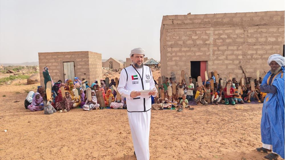 صورة ( مجمع لقرية فقيرة في موريتانيا )